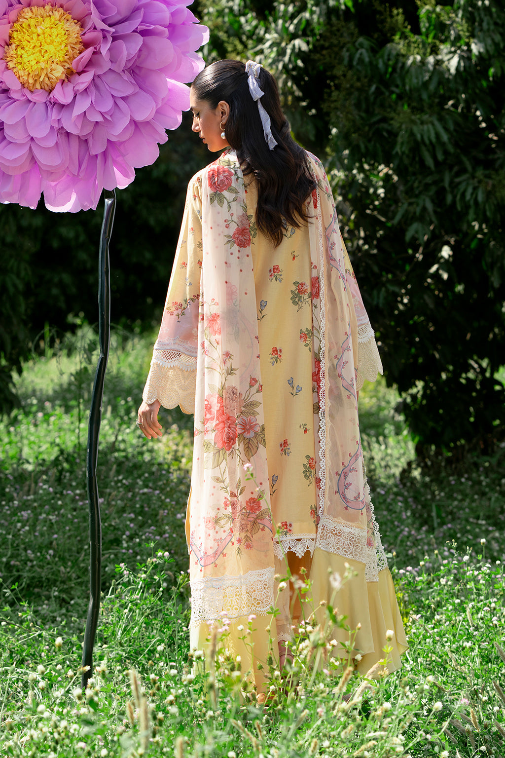 Sardinia | Cocktail Luxury Lawn | DAISY - Designer Dress with Intricate embroidery and embellishments. Shop elegent wedding dress at Maria Faisal.