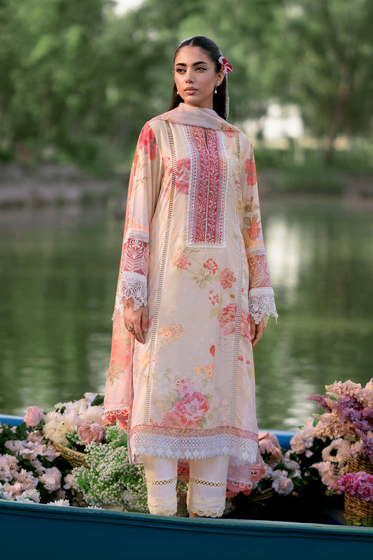 Sardinia | Cocktail Luxury Lawn | CORAL - Designer Dress with Intricate embroidery and embellishments. Shop elegent wedding dress at Maria Faisal.