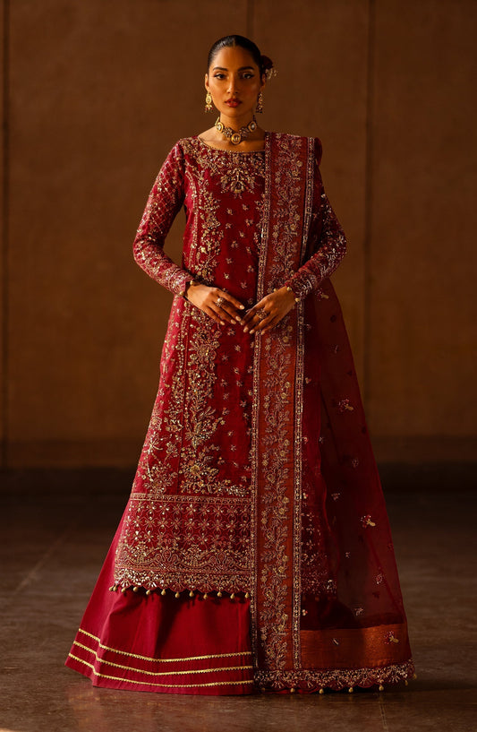 Emaan Adeel | Casabella Wedding Formals | ALIERA - Designer Dress with Intricate embroidery and embellishments. Shop elegent wedding dress at Maria Faisal.