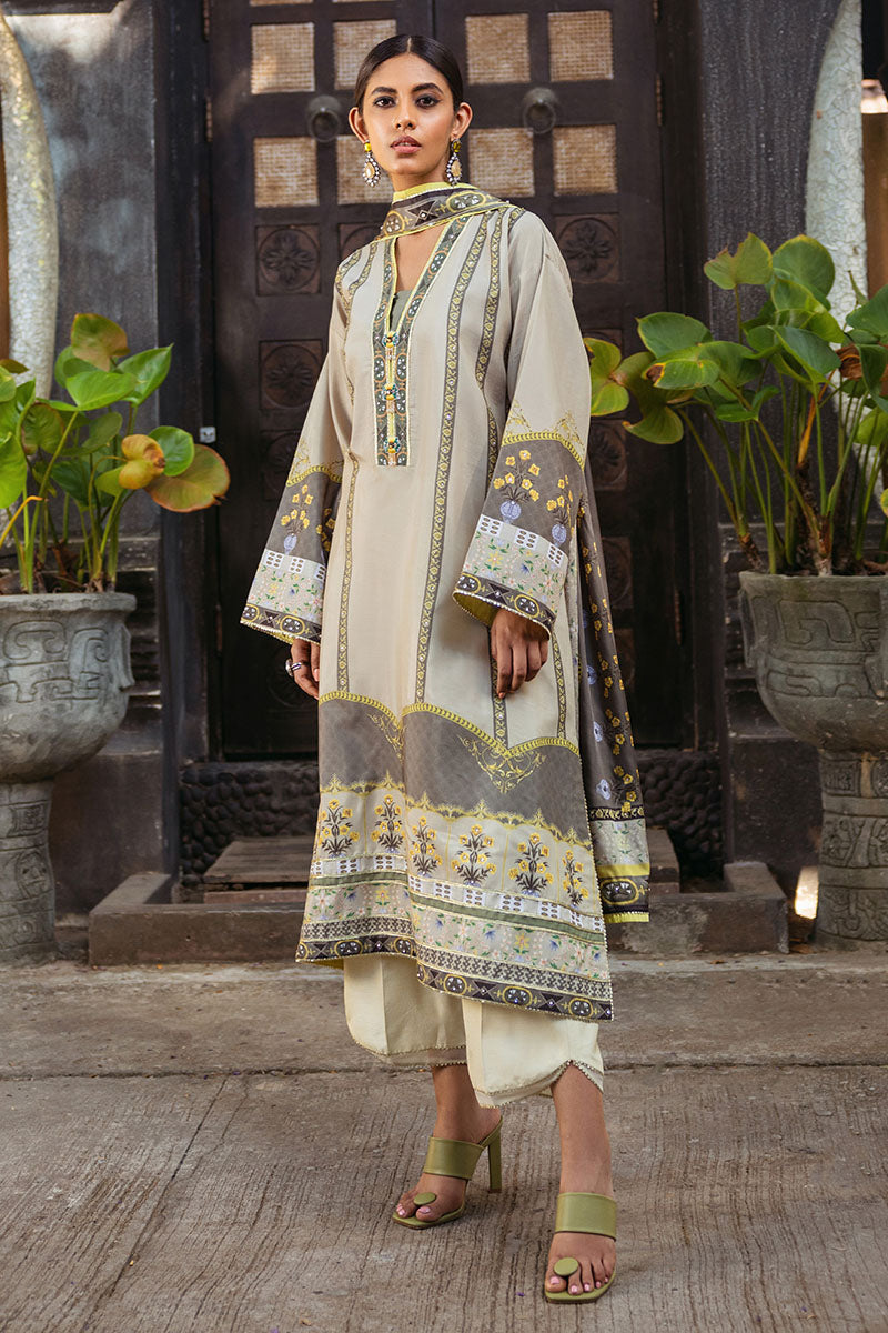 Mushq | Nirvana Silk Edit |  Chestnut - Designer Dress with Intricate embroidery and embellishments. Shop elegent wedding dress at Maria Faisal.