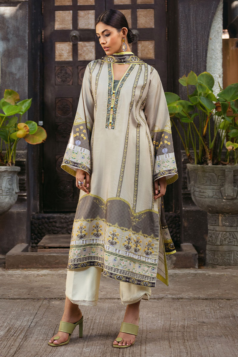 Mushq | Nirvana Silk Edit |  Chestnut - Designer Dress with Intricate embroidery and embellishments. Shop elegent wedding dress at Maria Faisal.