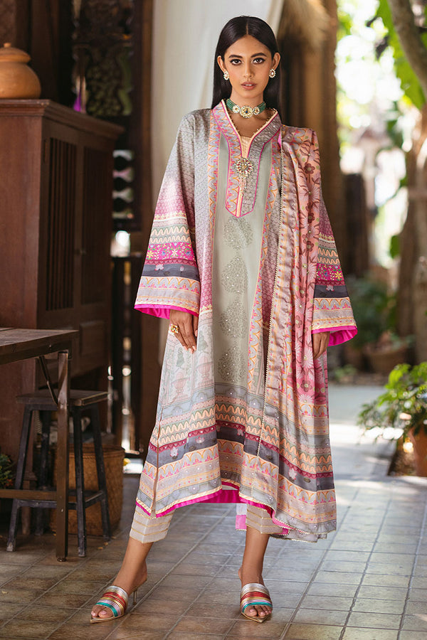Mushq | Nirvana Silk Edit |  Taffy - Designer Dress with Intricate embroidery and embellishments. Shop elegent wedding dress at Maria Faisal.