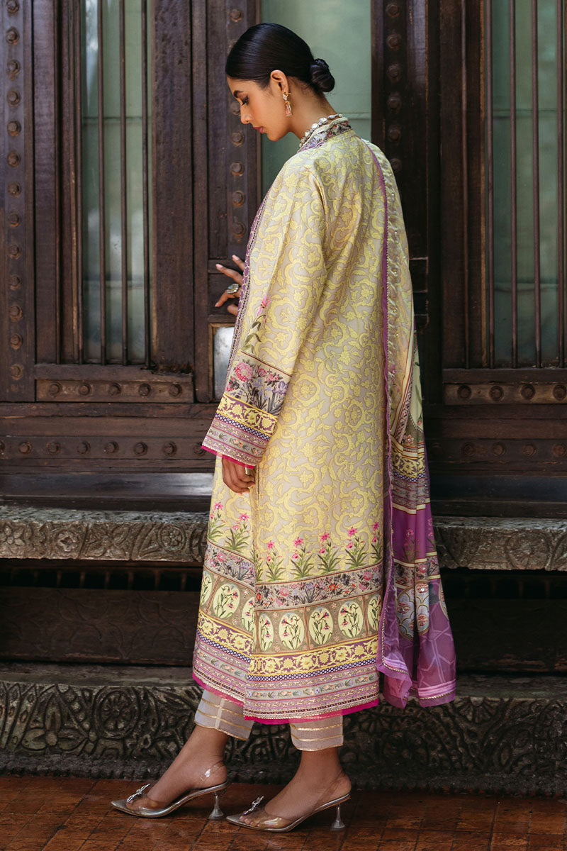 Mushq | Nirvana Silk Edit |  Mauveine - Designer Dress with Intricate embroidery and embellishments. Shop elegent wedding dress at Maria Faisal.