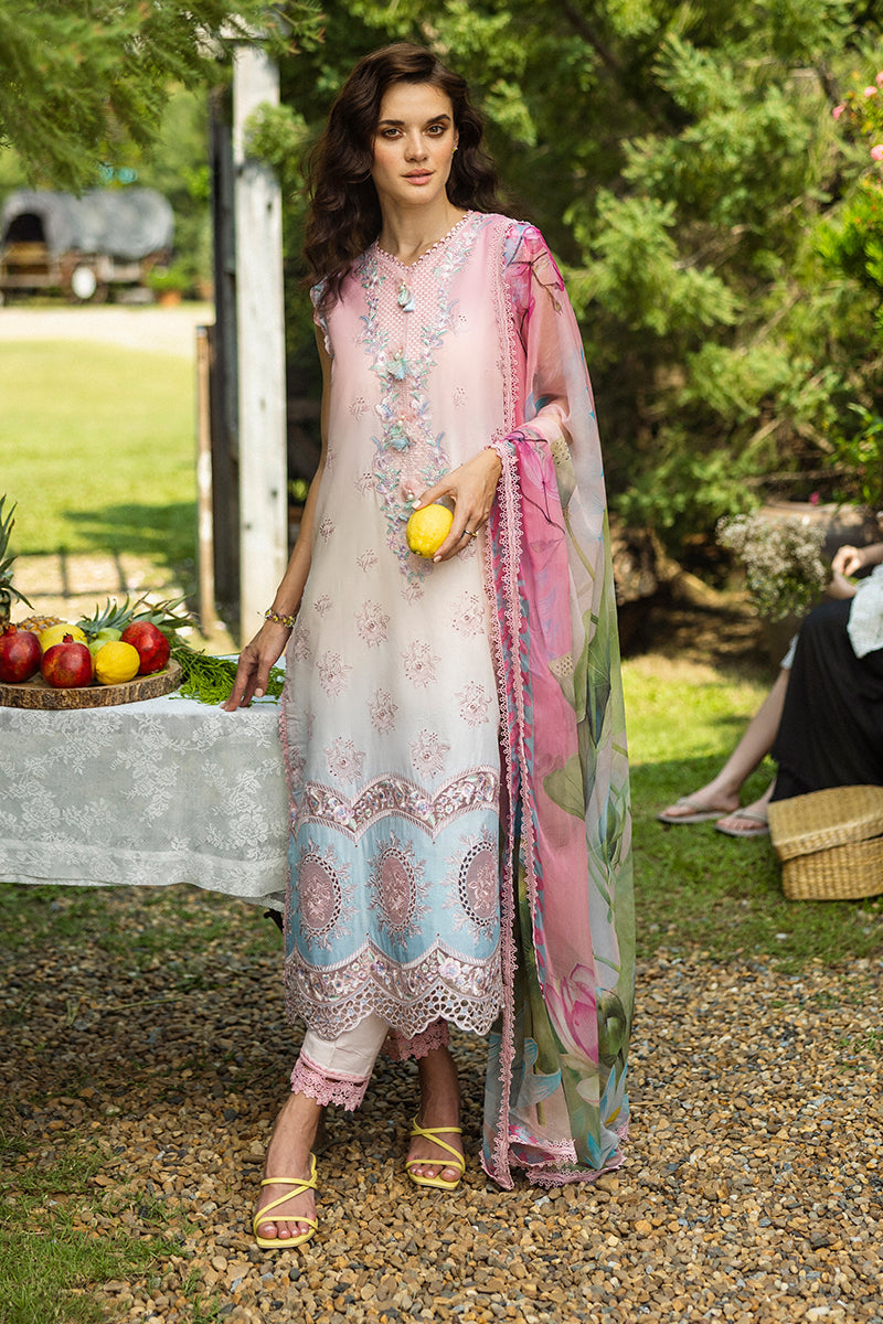 Mushq | Solace Ombre Chikankari | Sorriso by Maria Faisal - Registered Vendor of : Mushq - type : Ladies Clothes - 100% original wedding dresses