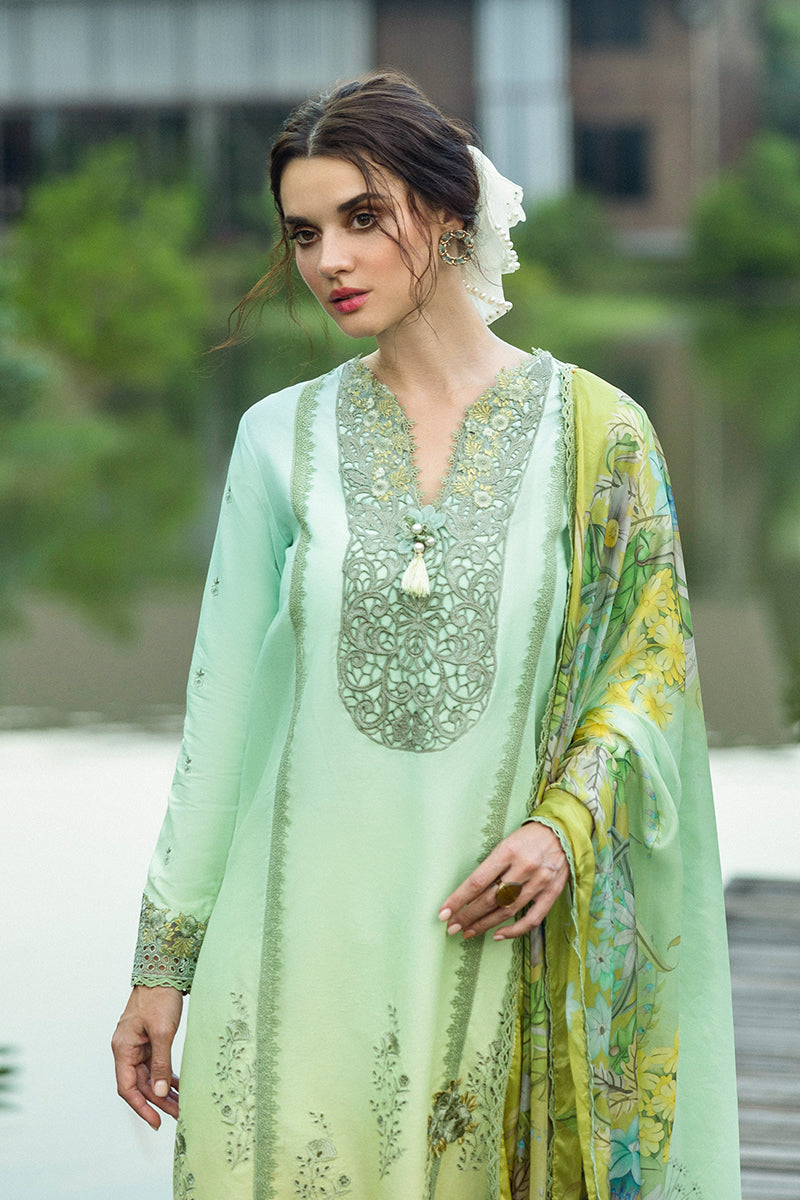 Mushq | Solace Ombre Chikankari | Unione by Maria Faisal - Registered Vendor of : Mushq - type : Ladies Clothes - 100% original wedding dresses