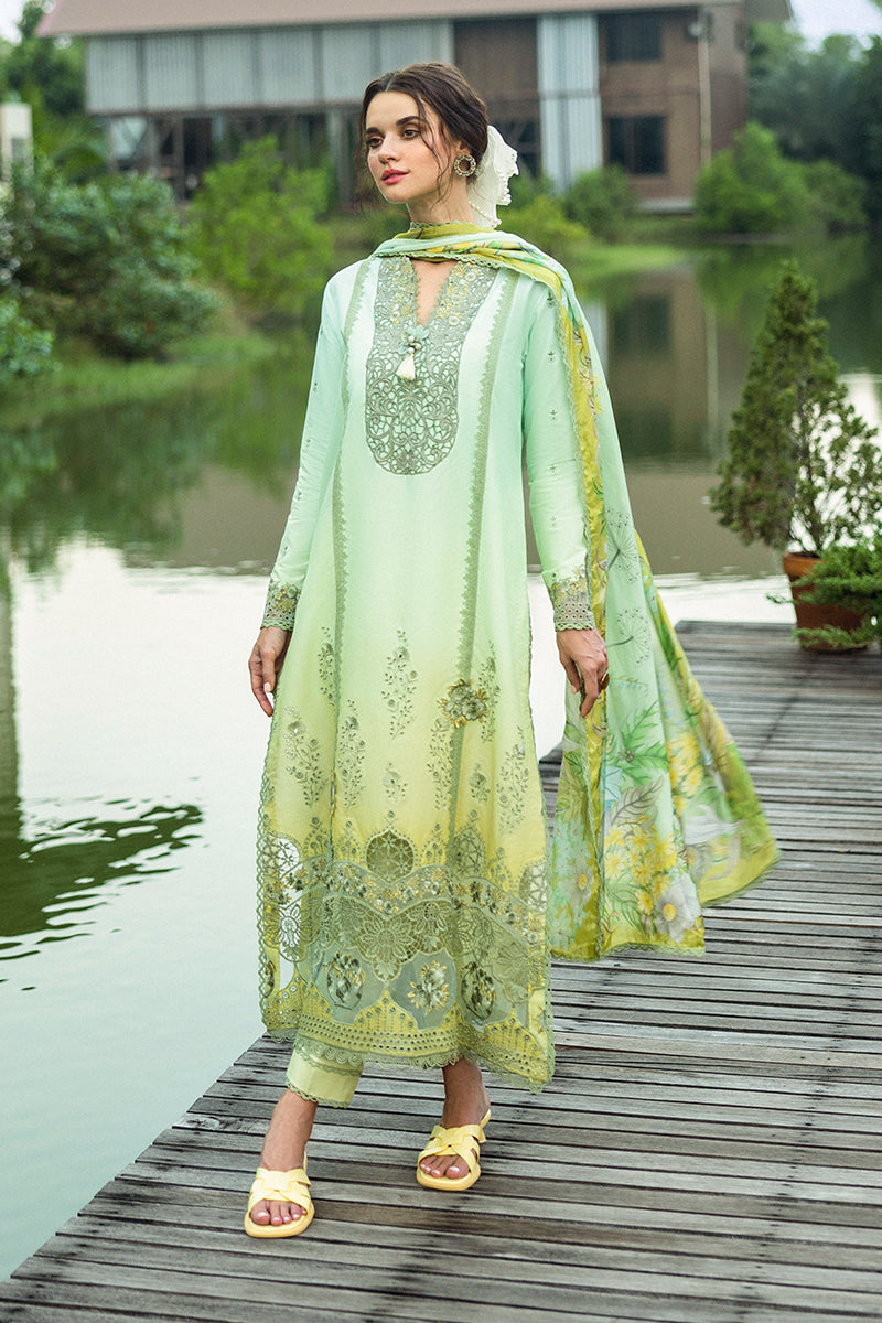 Mushq | Solace Ombre Chikankari | Unione by Maria Faisal - Registered Vendor of : Mushq - type : Ladies Clothes - 100% original wedding dresses