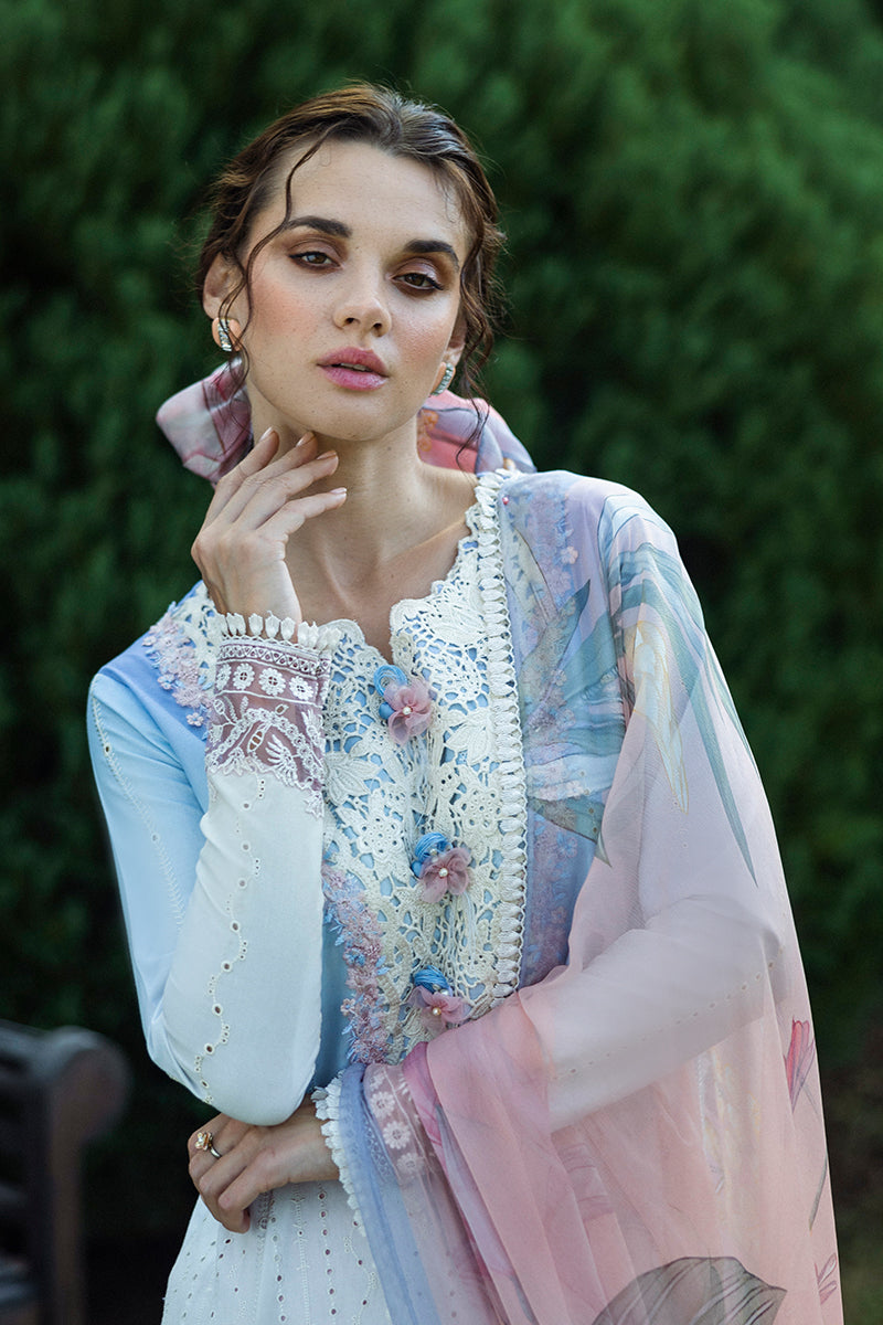 Mushq | Solace Ombre Chikankari | Purezza by Maria Faisal - Registered Vendor of : Mushq - type : Ladies Clothes - 100% original wedding dresses