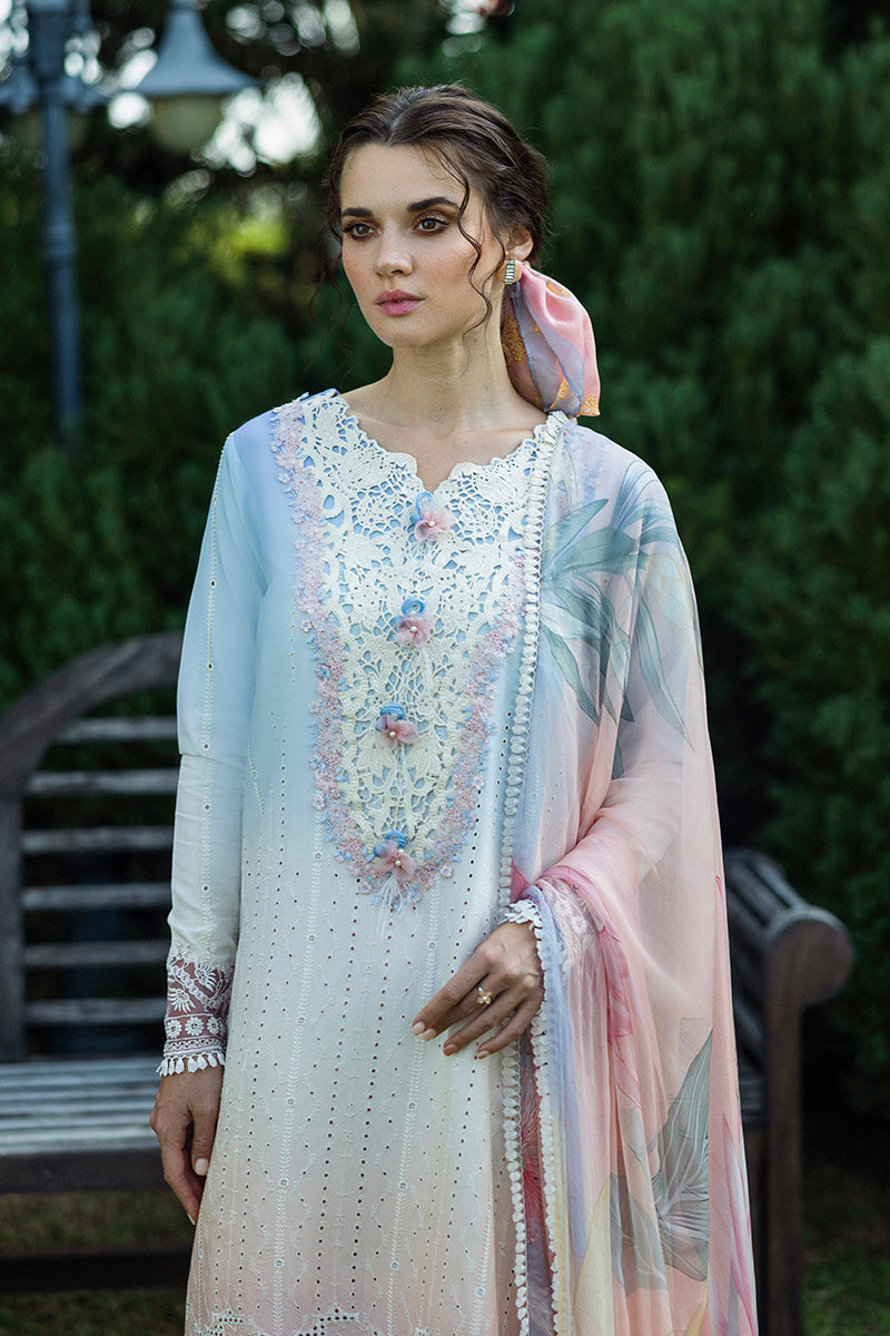 Mushq | Solace Ombre Chikankari | Purezza by Maria Faisal - Registered Vendor of : Mushq - type : Ladies Clothes - 100% original wedding dresses