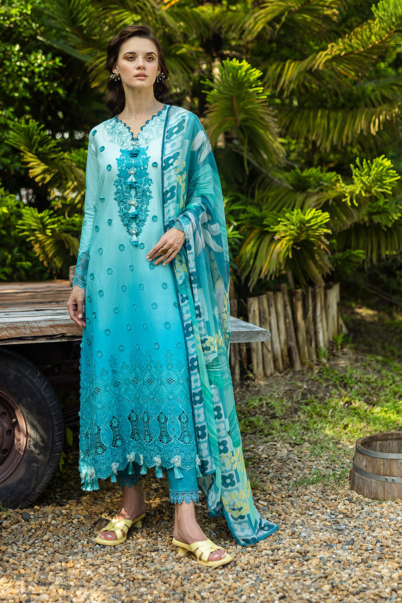 Mushq | Solace Ombre Chikankari | Amore by Maria Faisal - Registered Vendor of : Mushq - type : Ladies Clothes - 100% original wedding dresses