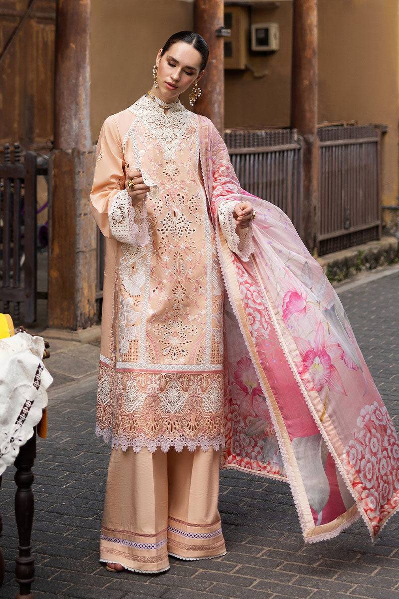 Mushq | Manaram Luxury Lawn 25 | Dreamlike Vibe by Maria Faisal - Registered Vendor of : Mushq - type : Ladies Clothes - 100% original wedding dresses