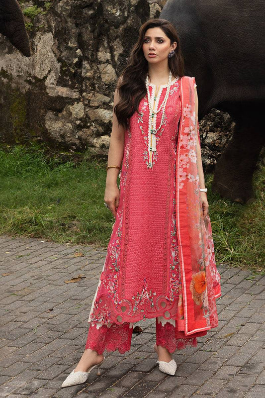 Mushq | Manaram Luxury Lawn 25 | Eternal Radiance by Maria Faisal - Registered Vendor of : Mushq - type : Ladies Clothes - 100% original wedding dresses