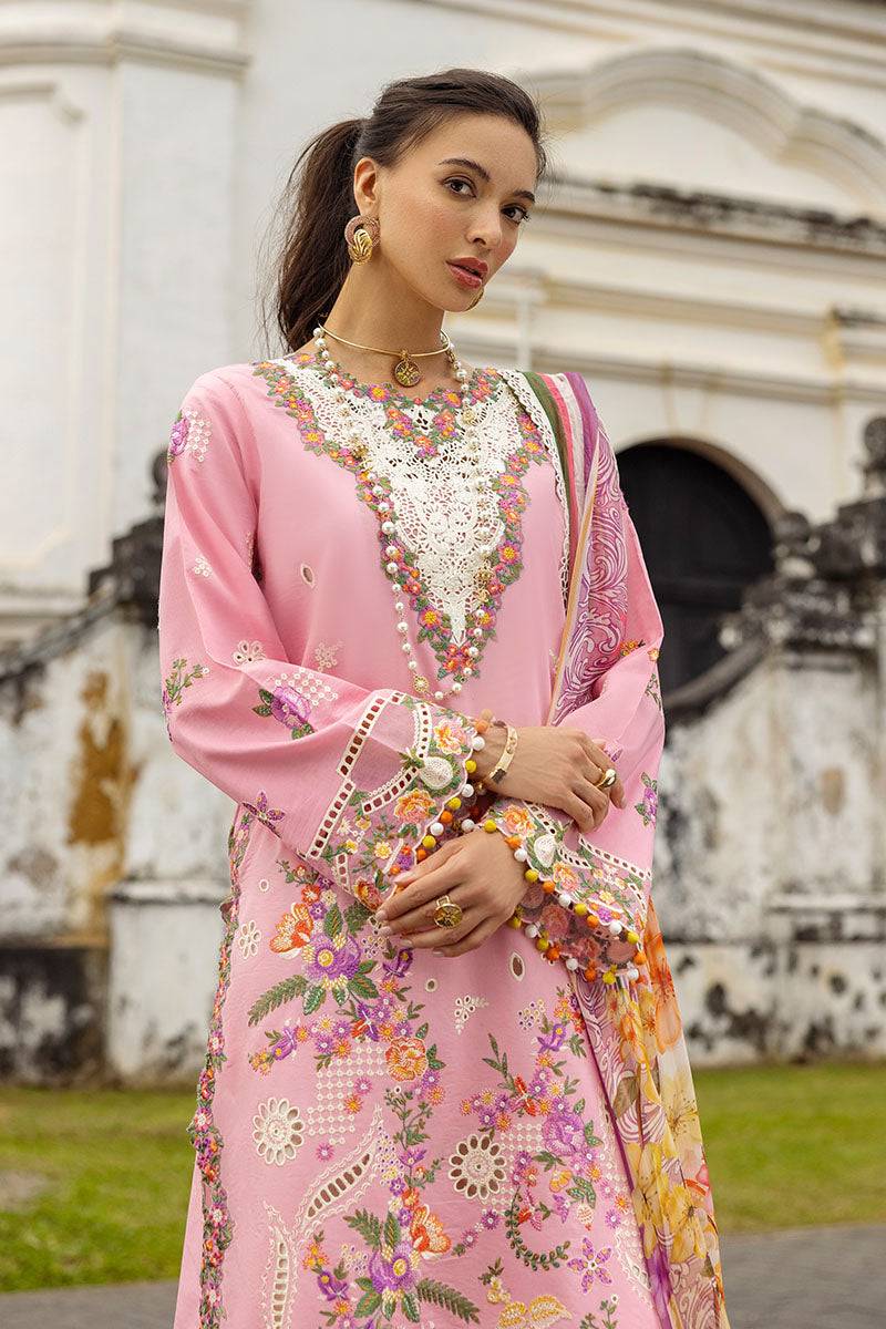 Mushq | Manaram Luxury Lawn 25 | Twinkling Tempos by Maria Faisal - Registered Vendor of : Mushq - type : Ladies Clothes - 100% original wedding dresses