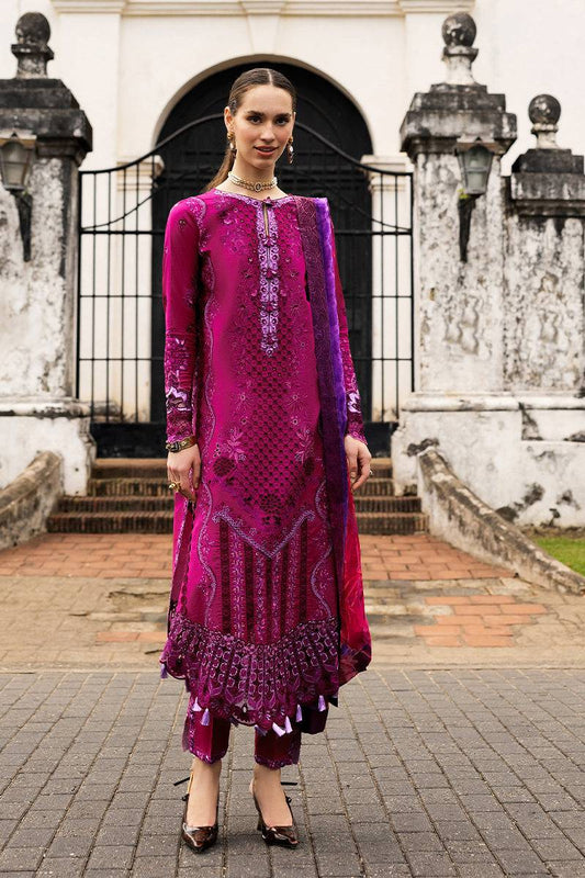 Mushq | Manaram Luxury Lawn 25 | Dreamy Whirl by Maria Faisal - Registered Vendor of : Mushq - type : Ladies Clothes - 100% original wedding dresses