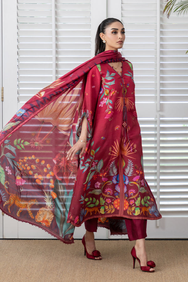 Mina Hassan | Signature Prints | Auric Magenta