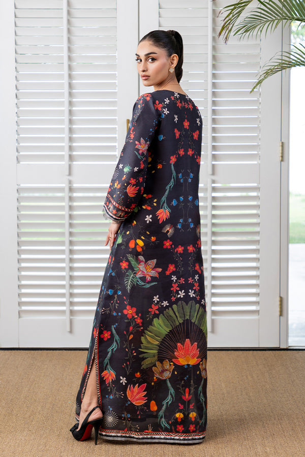 Mina Hassan | Signature Prints | Midnight Chic Kaftan