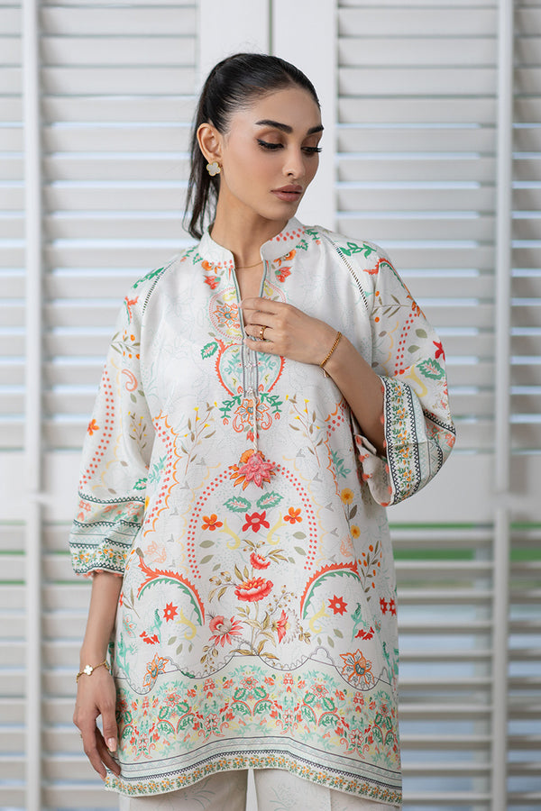 Mina Hassan | Signature Prints | Ivory Glam