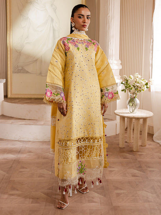Parishay | Mira Winter | MW-01 | 3 PC Khaddar - Designer Dress with Intricate embroidery and embellishments. Shop elegent wedding dress at Maria Faisal.