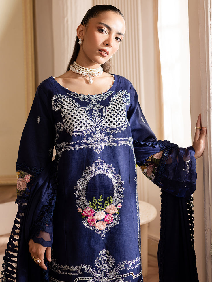 Parishay | Mira Winter | MW-03 | 3 PC Khaddar - Designer Dress with Intricate embroidery and embellishments. Shop elegent wedding dress at Maria Faisal.