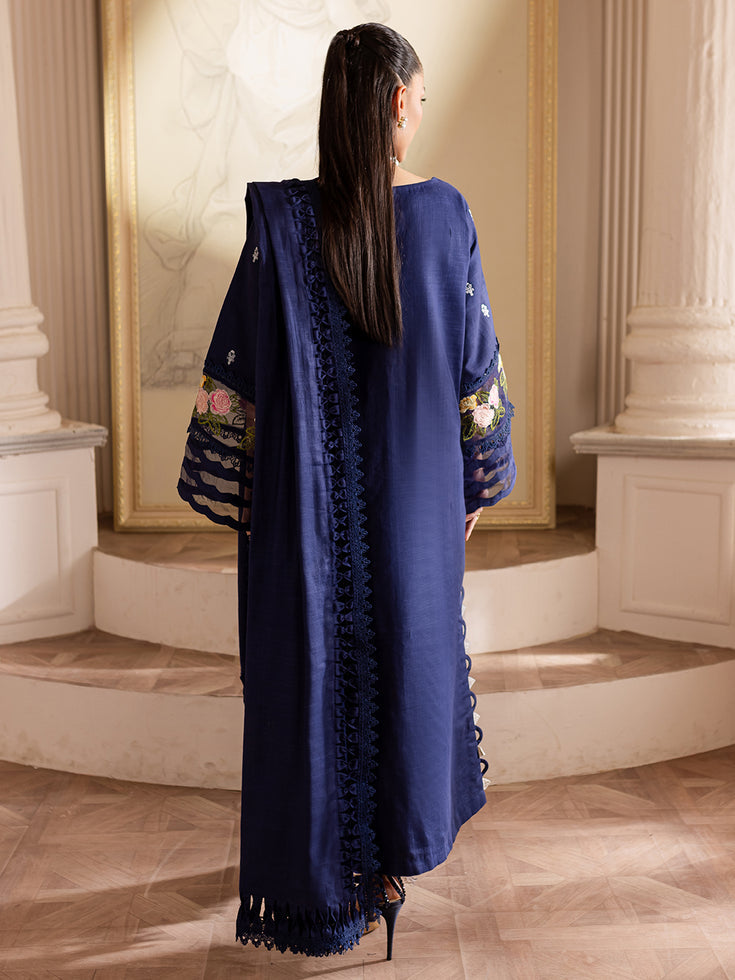 Parishay | Mira Winter | MW-03 | 3 PC Khaddar - Designer Dress with Intricate embroidery and embellishments. Shop elegent wedding dress at Maria Faisal.