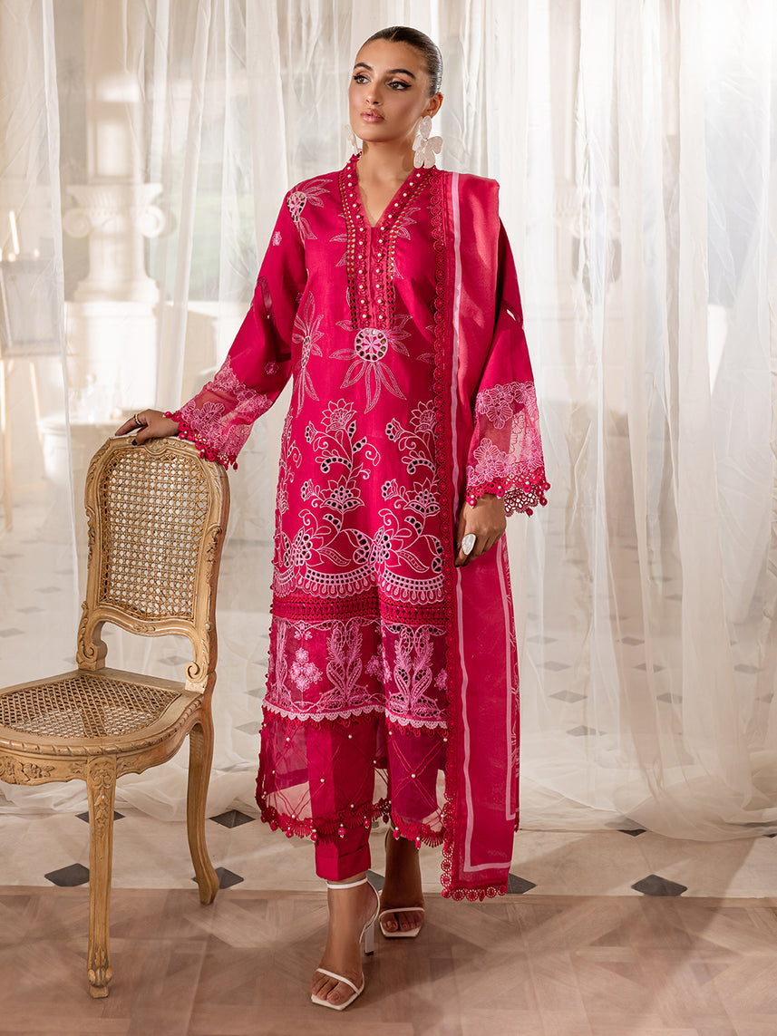 Parishay | Mira Winter | MW-02 | MW-05 | 3 PC Crepe - Designer Dress with Intricate embroidery and embellishments. Shop elegent wedding dress at Maria Faisal.