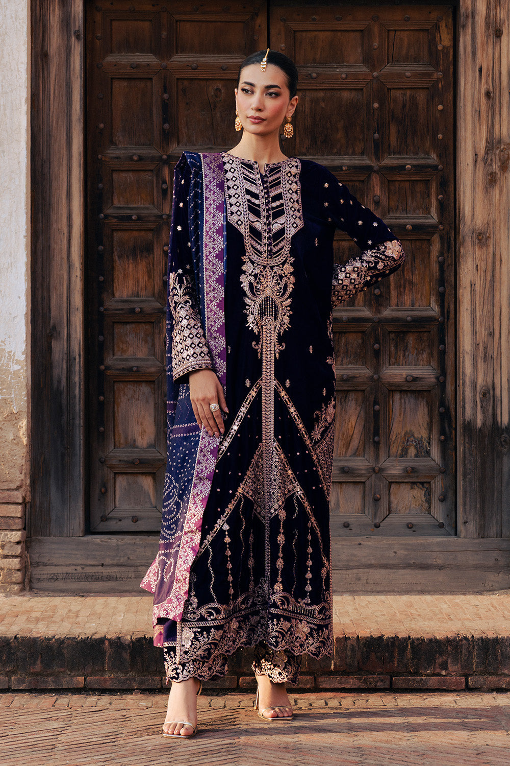 Maryum N Maria | Gulshan e Makhmal | REINY - MSS5608 - Formal Dress - available at Maria Faisal in UK and USA.