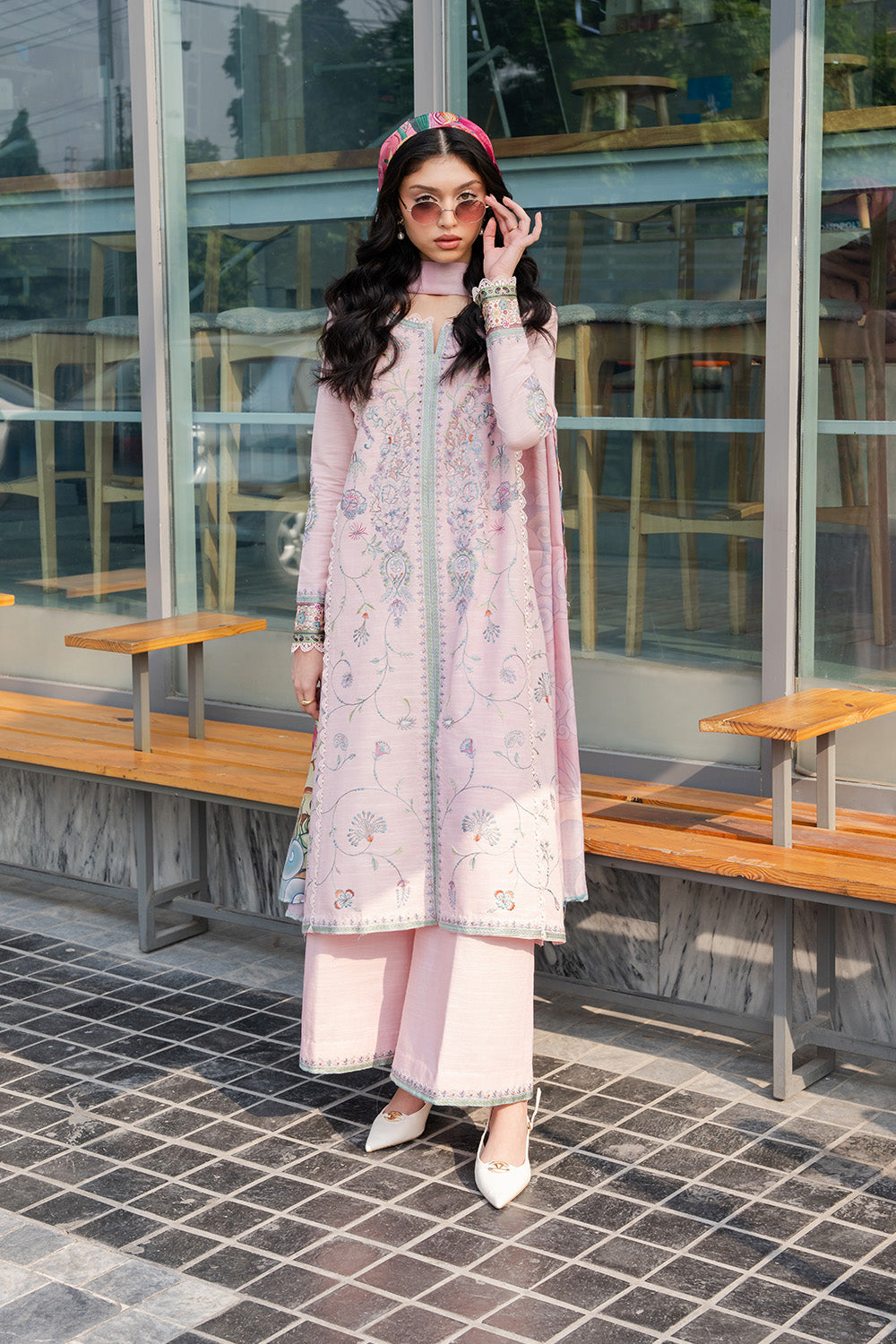 ESPRESSO EASE - MWS5821 – authentic Pakistani dress from the Latte Layers Pret collection for women in the UK