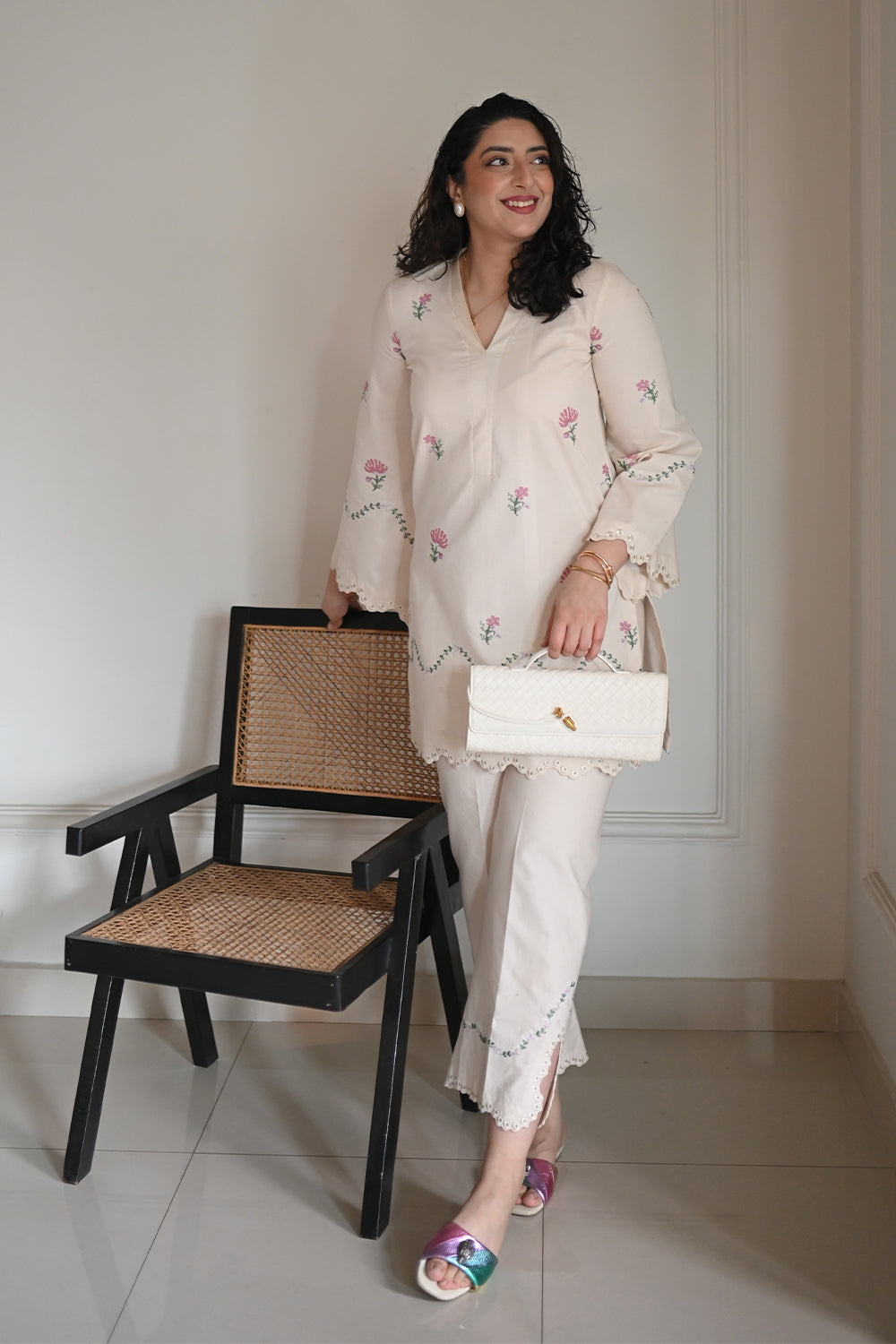 Maryum N Maria | Everywear Casuals | VANYA - MWS6210 - Casual Dress - available at Maria Faisal in UK and USA.