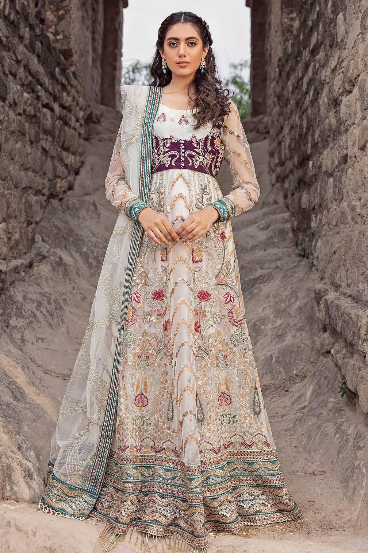 Motifz | Luxury Formal | 2768-PEARL by Maria Faisal - Registered Vendor of : Motifz - type : Ladies Clothes - 100% original wedding dresses