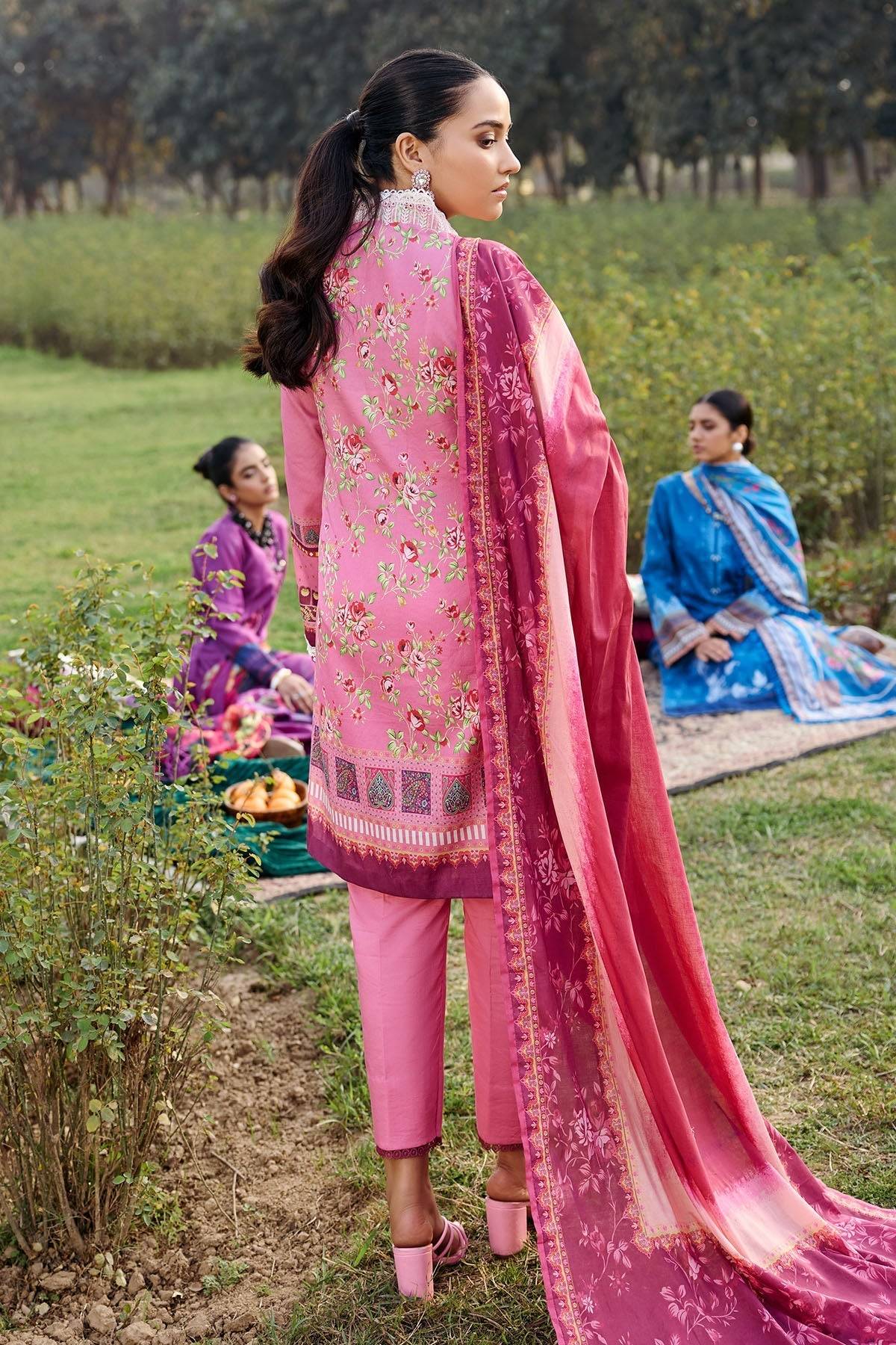 Motifz | Umang Lawn | 3552-BEYZA by Maria Faisal - Registered Vendor of : Motifz - type : Ladies Clothes - 100% original wedding dresses