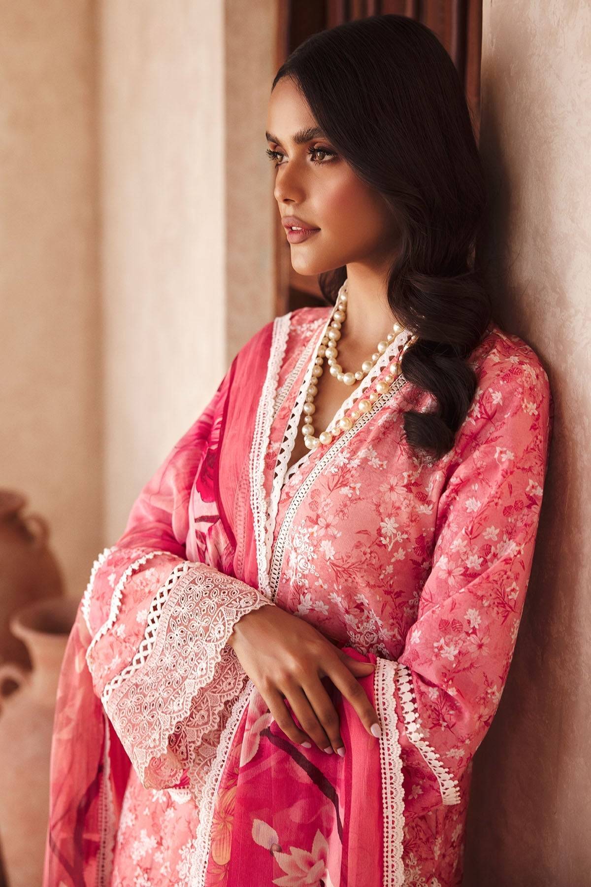 Motifz | Premium Lawn 25 | 3735-MAYA by Maria Faisal - Registered Vendor of : Motifz - type : Ladies Clothes - 100% original wedding dresses