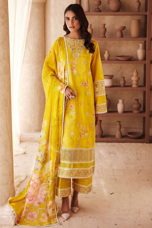 Motifz | Premium Lawn 25 | 3741-ELIE by Maria Faisal - Registered Vendor of : Motifz - type : Ladies Clothes - 100% original wedding dresses