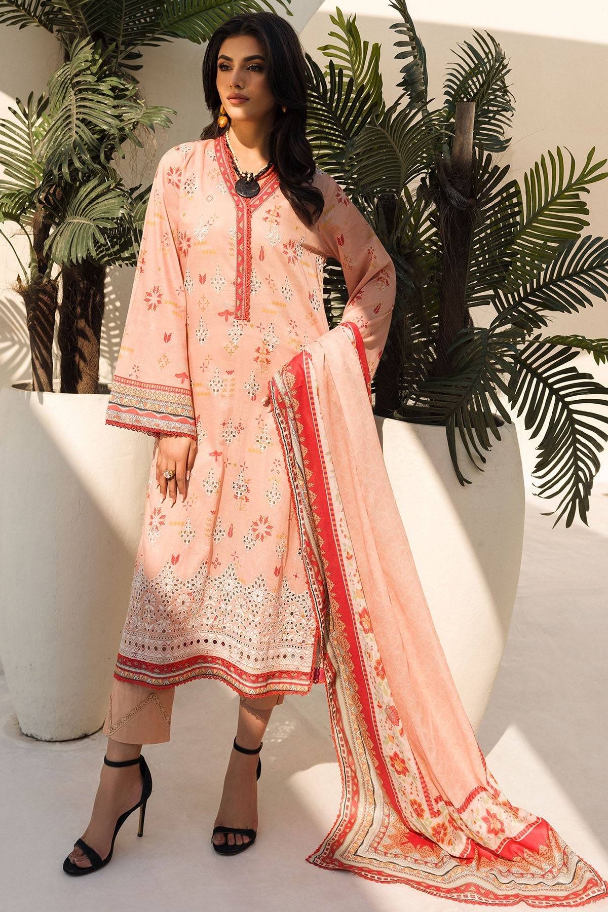 Motifz | Umang Lawn | 4639-NEELKAMAL by Maria Faisal - Registered Vendor of : Motifz - type : Ladies Clothes - 100% original wedding dresses