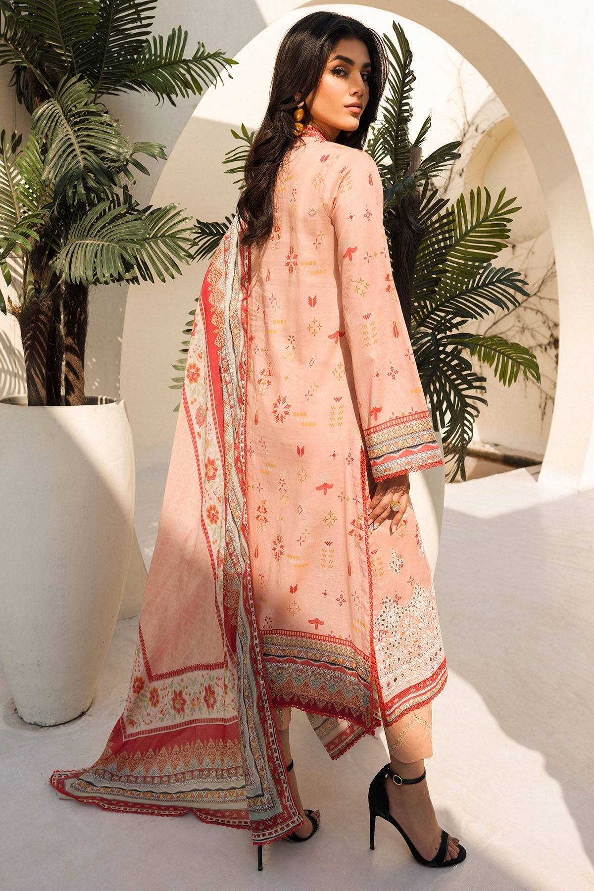Motifz | Umang Lawn | 4639-NEELKAMAL by Maria Faisal - Registered Vendor of : Motifz - type : Ladies Clothes - 100% original wedding dresses