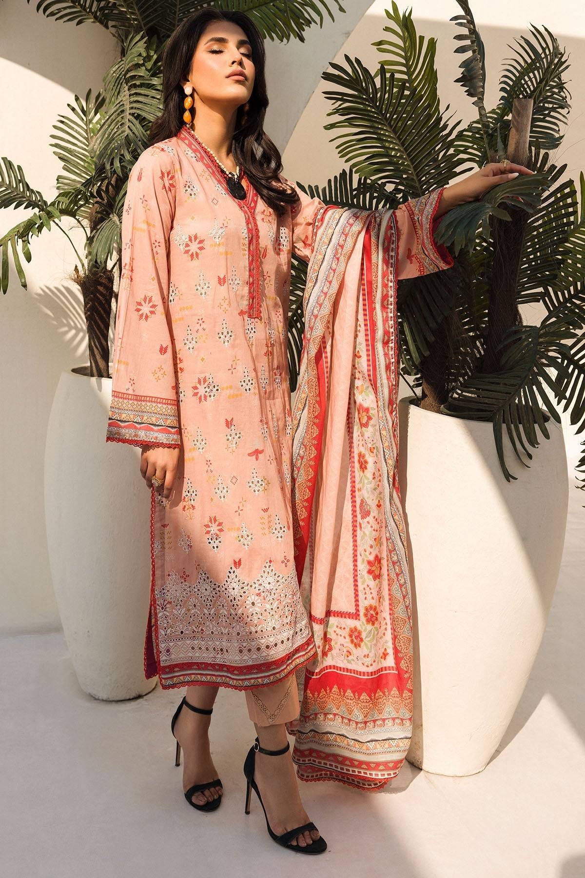 Motifz | Umang Lawn | 4639-NEELKAMAL by Maria Faisal - Registered Vendor of : Motifz - type : Ladies Clothes - 100% original wedding dresses