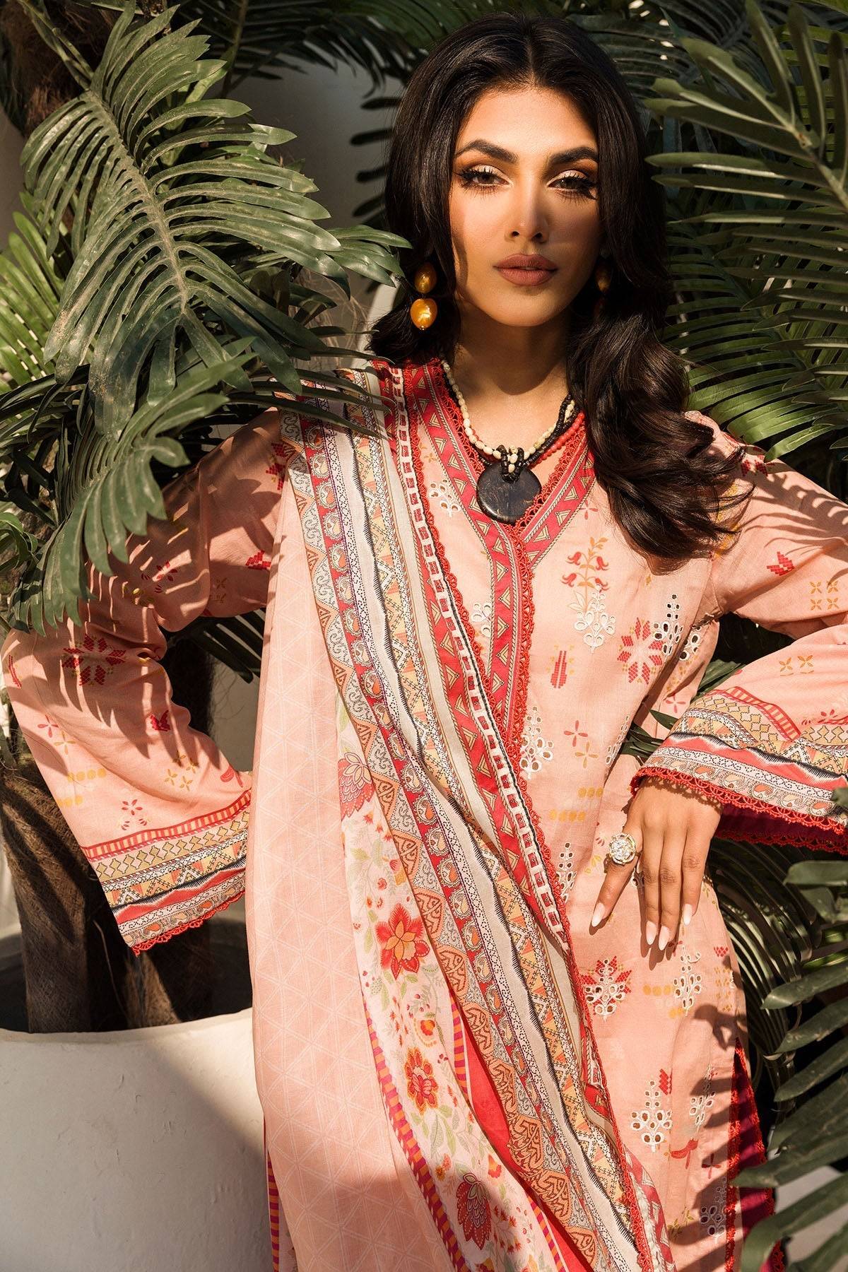 Motifz | Umang Lawn | 4639-NEELKAMAL by Maria Faisal - Registered Vendor of : Motifz - type : Ladies Clothes - 100% original wedding dresses