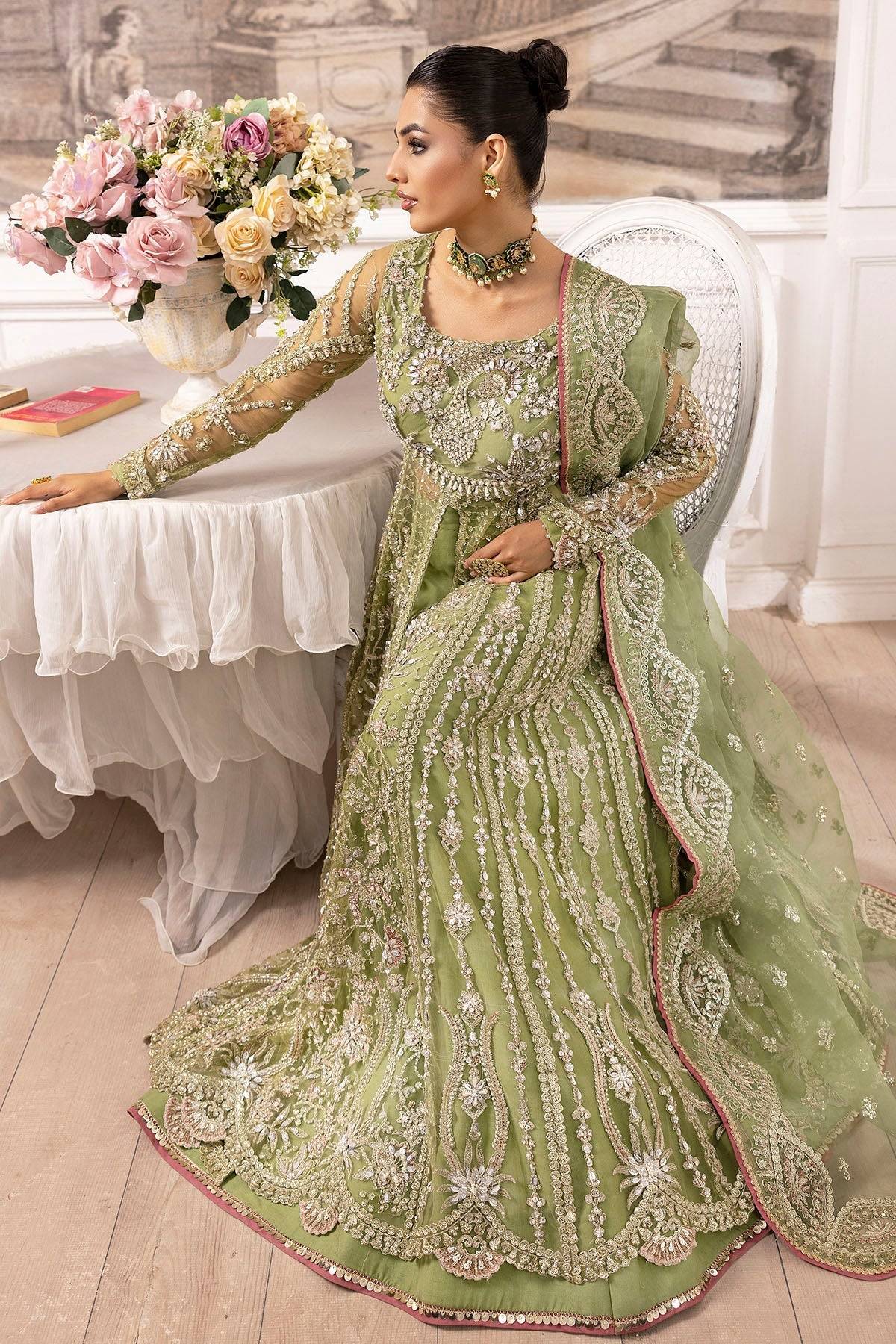 Motifz | Luxury Formal | 4933-IYARA by Maria Faisal - Registered Vendor of : Motifz - type : Ladies Clothes - 100% original wedding dresses