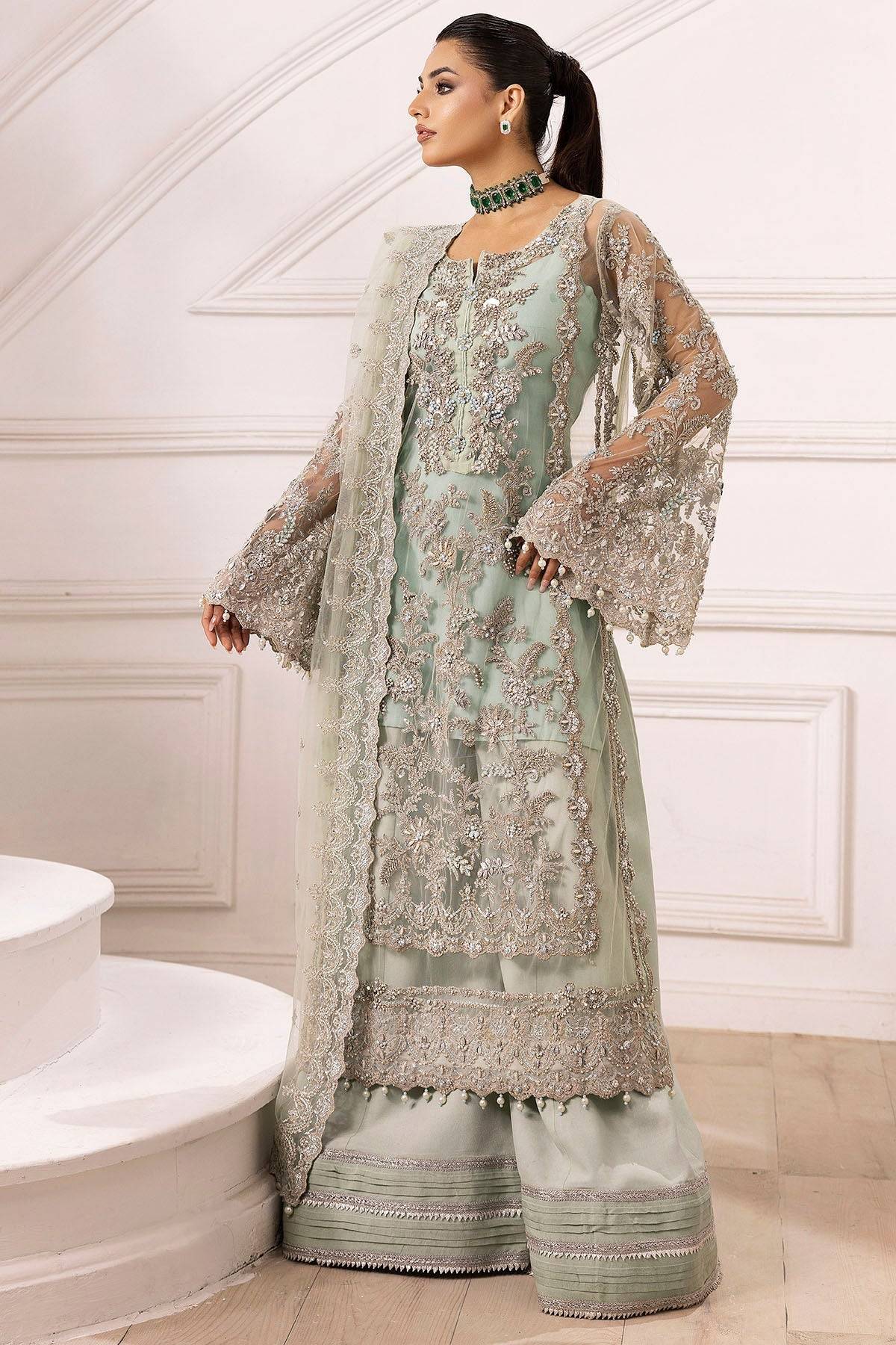 Motifz | Luxury Formal | 4936-JANAN by Maria Faisal - Registered Vendor of : Motifz - type : Ladies Clothes - 100% original wedding dresses