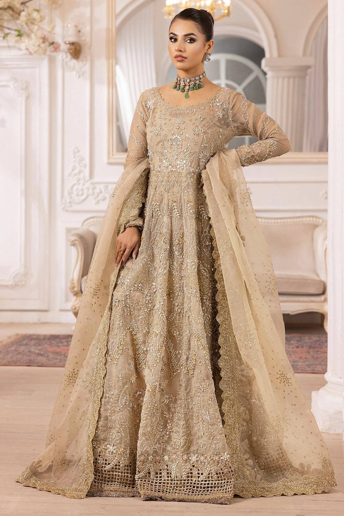 Motifz | Luxury Formal | 4940-LAIRA by Maria Faisal - Registered Vendor of : Motifz - type : Ladies Clothes - 100% original wedding dresses