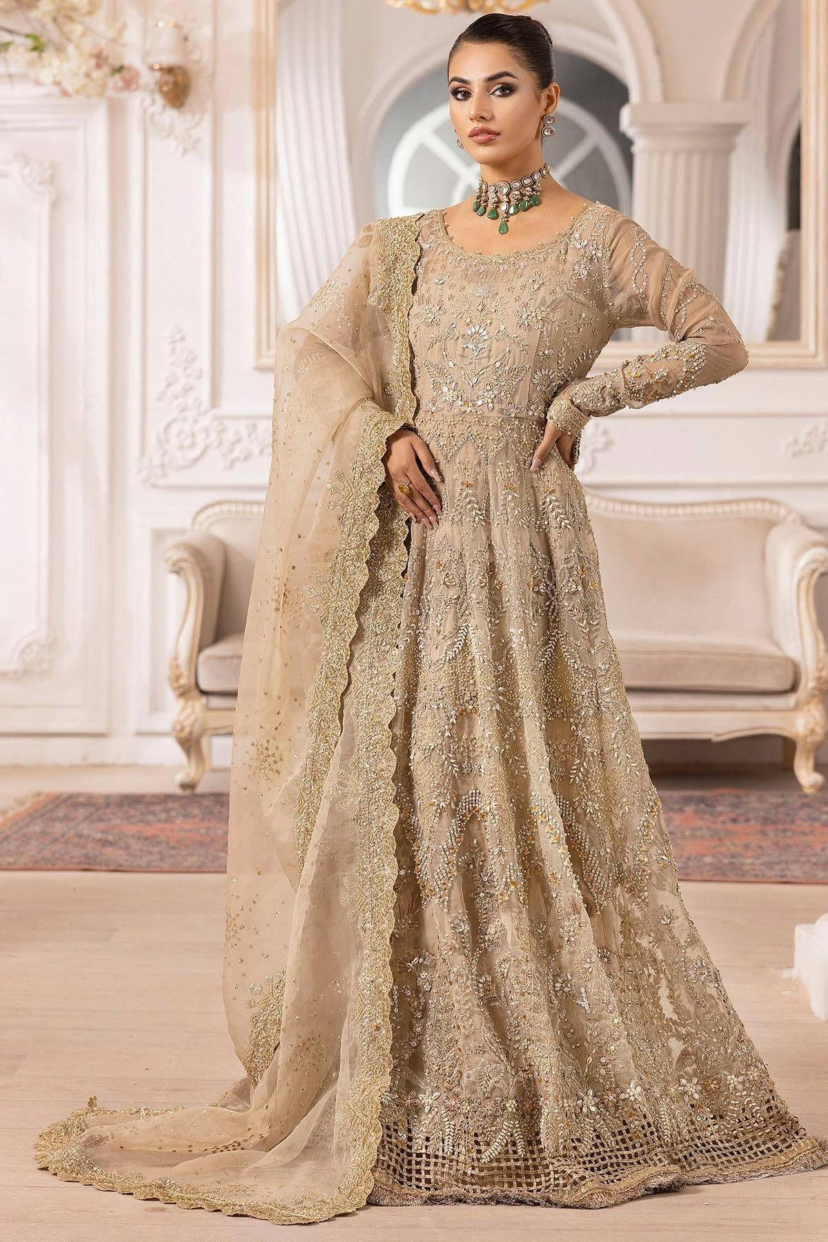 Motifz | Luxury Formal | 4940-LAIRA by Maria Faisal - Registered Vendor of : Motifz - type : Ladies Clothes - 100% original wedding dresses