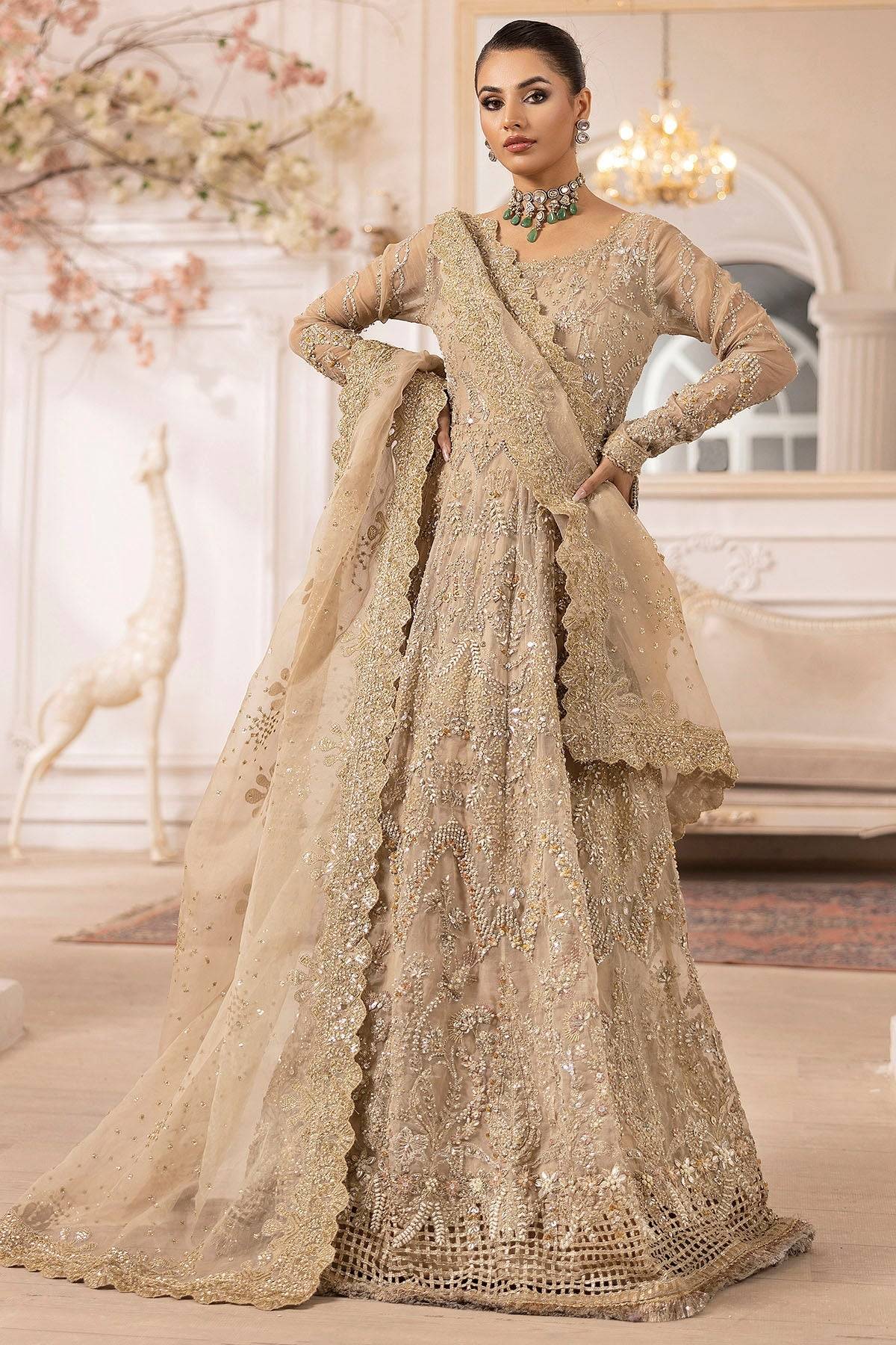 Motifz | Luxury Formal | 4940-LAIRA by Maria Faisal - Registered Vendor of : Motifz - type : Ladies Clothes - 100% original wedding dresses