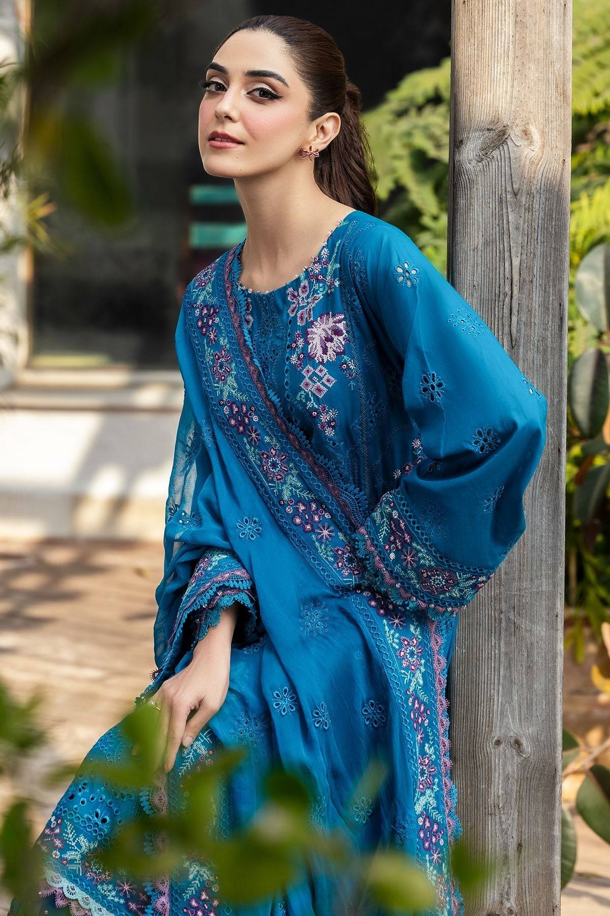 Motifz | Premium Lawn 25 | 5310-MARGO by Maria Faisal - Registered Vendor of : Motifz - type : Ladies Clothes - 100% original wedding dresses