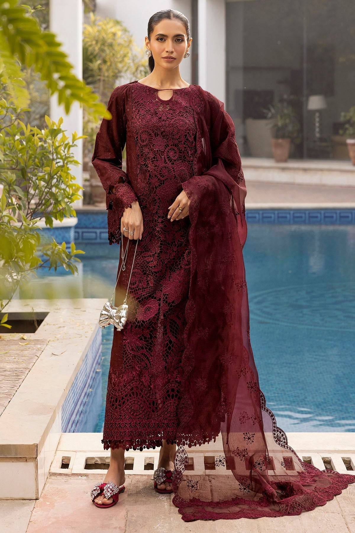 Motifz | Premium Lawn 25 | 5313-SABINE by Maria Faisal - Registered Vendor of : Motifz - type : Ladies Clothes - 100% original wedding dresses