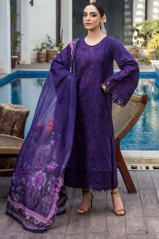 Motifz | Premium Lawn 25 | 5314-MIREILLE by Maria Faisal - Registered Vendor of : Motifz - type : Ladies Clothes - 100% original wedding dresses