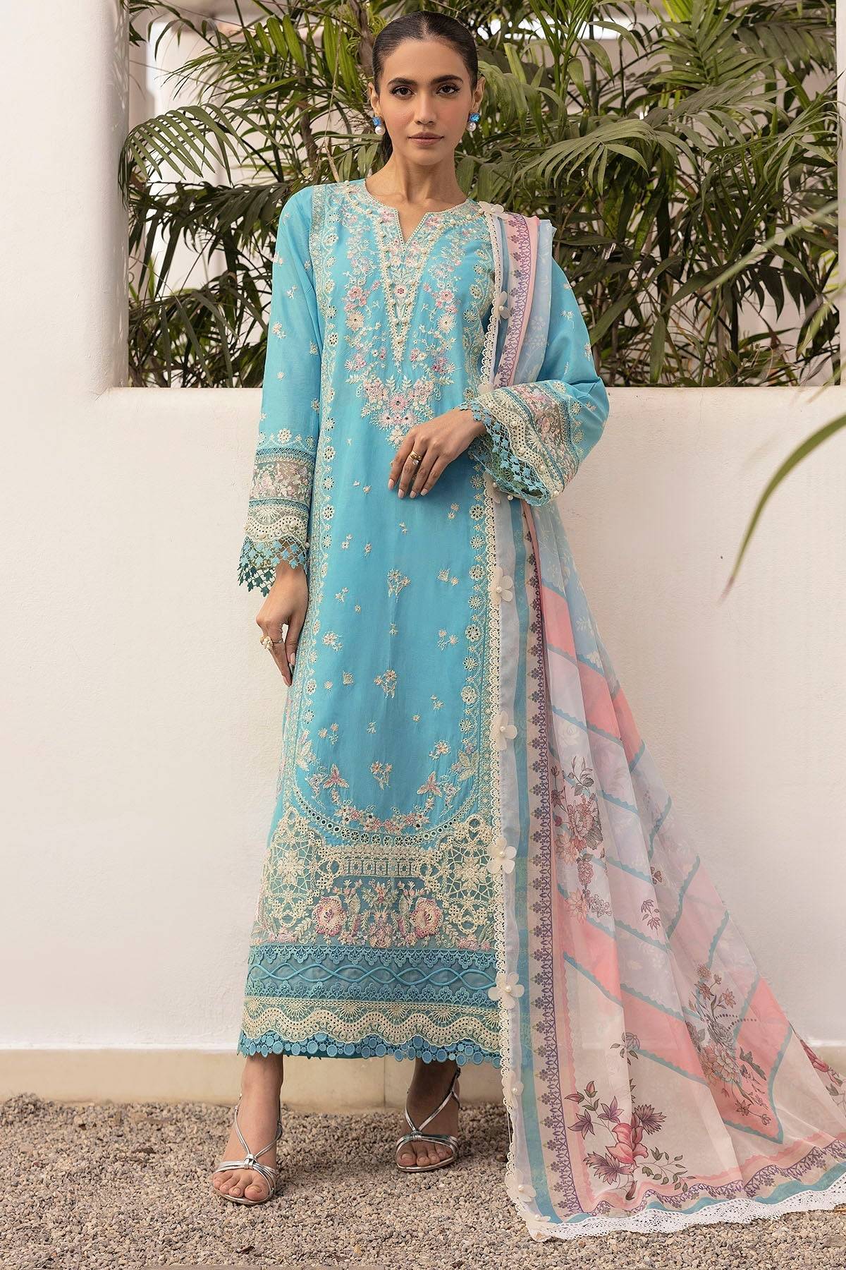 Motifz | Premium Lawn 25 | 5317-SERA by Maria Faisal - Registered Vendor of : Motifz - type : Ladies Clothes - 100% original wedding dresses