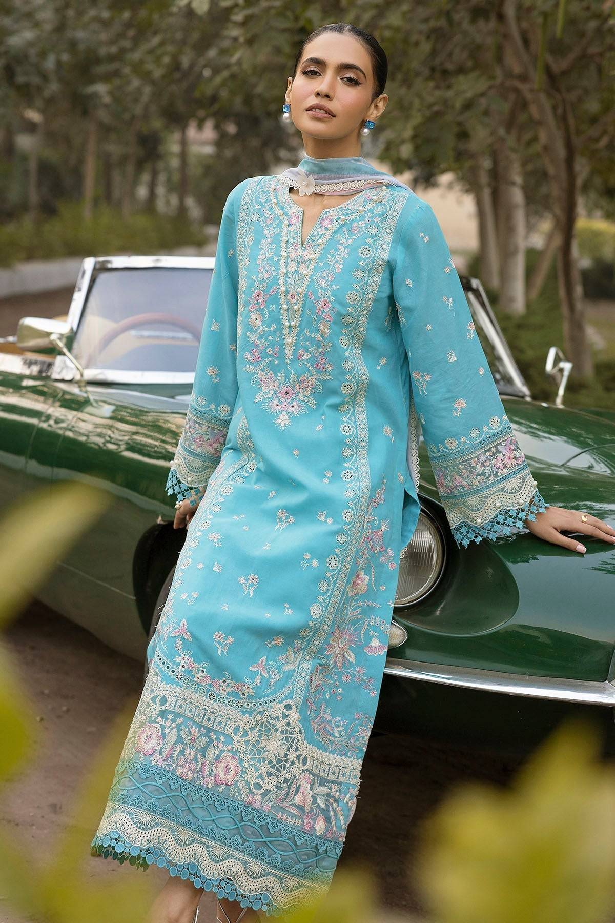 Motifz | Premium Lawn 25 | 5317-SERA by Maria Faisal - Registered Vendor of : Motifz - type : Ladies Clothes - 100% original wedding dresses