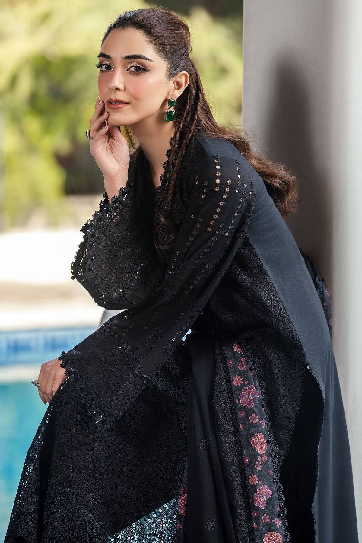 Motifz | Premium Lawn 25 | 5326-COURTNEY by Maria Faisal - Registered Vendor of : Motifz - type : Ladies Clothes - 100% original wedding dresses