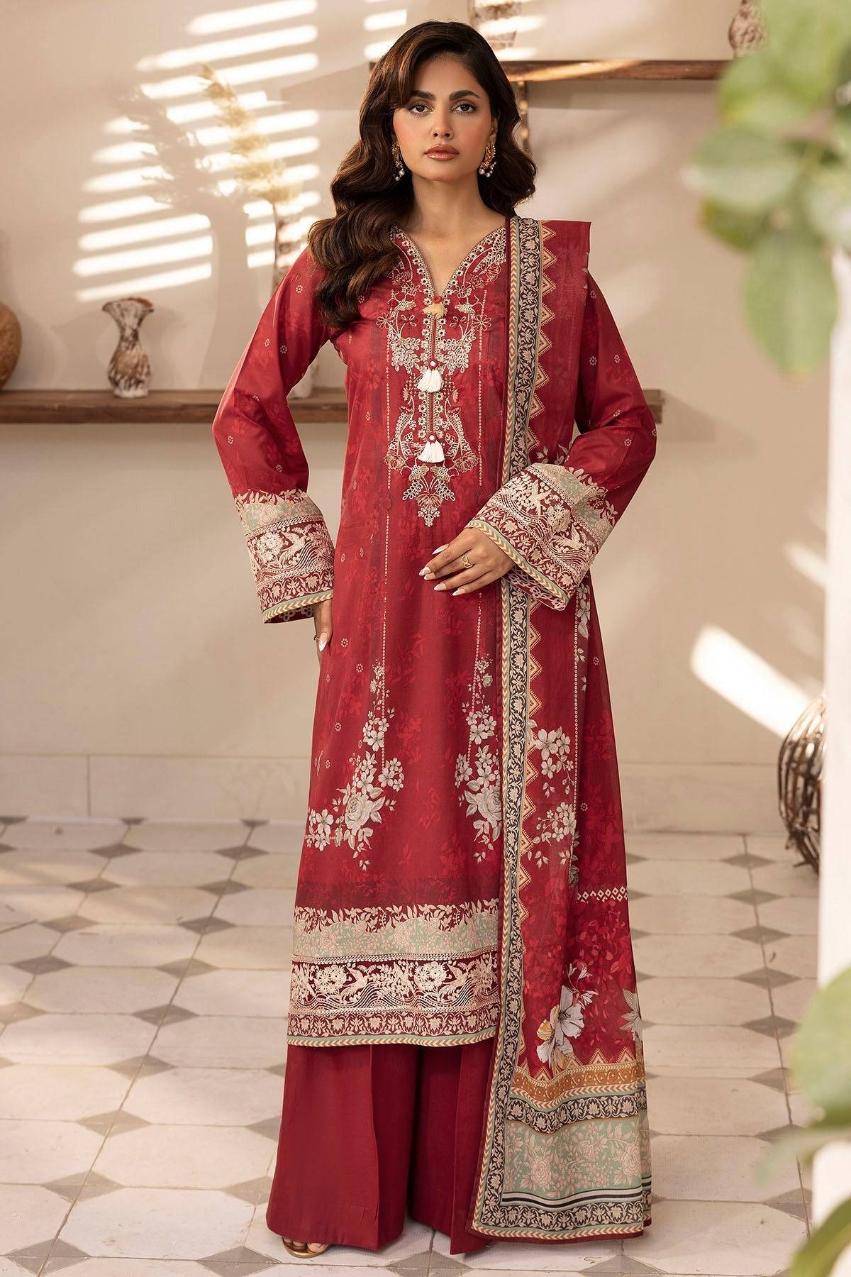 Motifz | Umang Lawn | 5412-EMINE by Maria Faisal - Registered Vendor of : Motifz - type : Ladies Clothes - 100% original wedding dresses