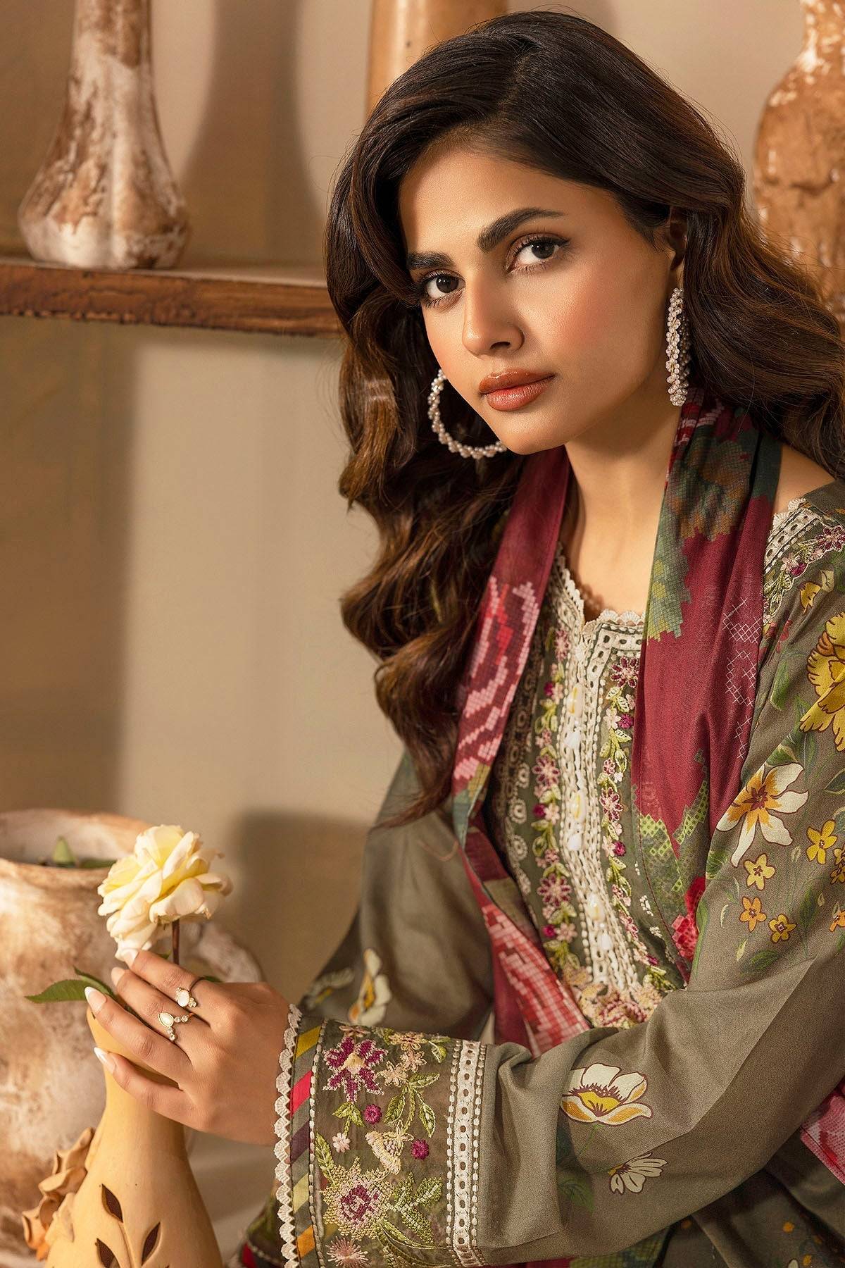 Motifz | Umang Lawn | 5470-NANCY by Maria Faisal - Registered Vendor of : Motifz - type : Ladies Clothes - 100% original wedding dresses