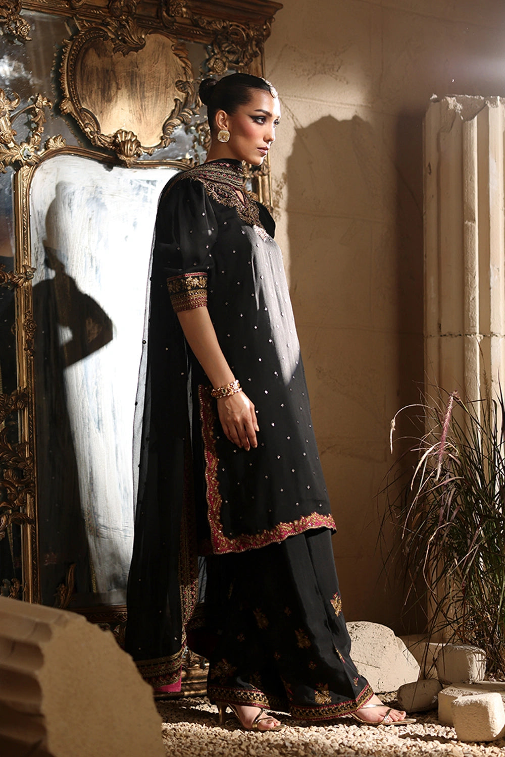 Azure | Luxe Formals | Mystere - Formal Dress - available at Maria Faisal in UK and USA.