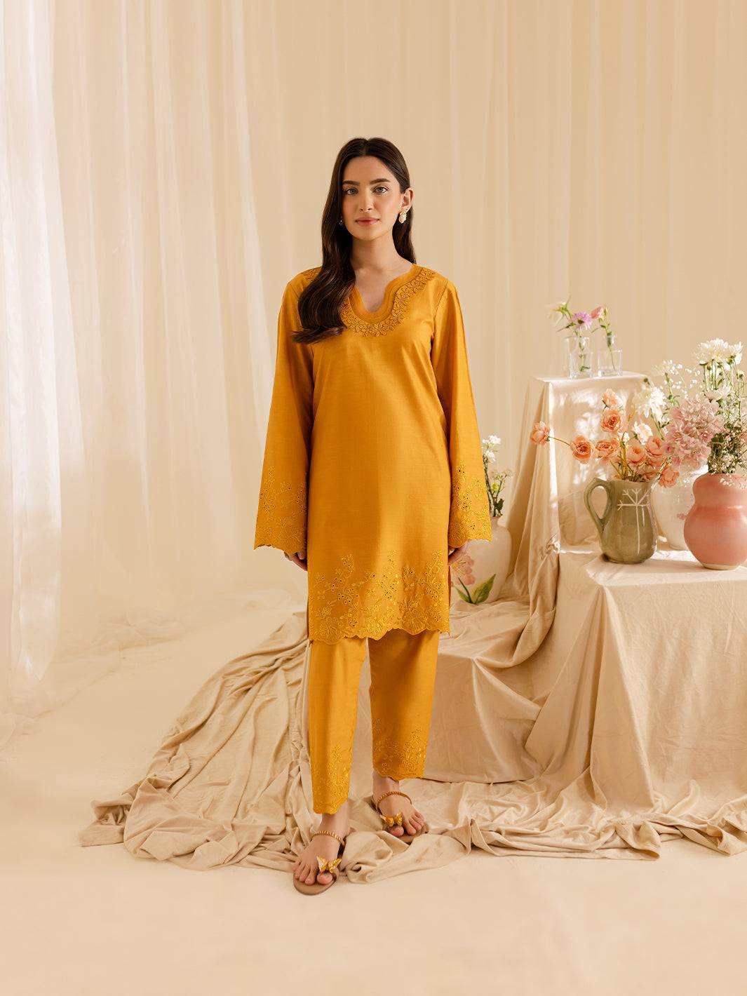 Mahnur | Petal Whispers Lawn Pret | Magnolia by Maria Faisal - Registered Vendor of : Mahnur - type : Ladies Clothes - 100% original wedding dresses